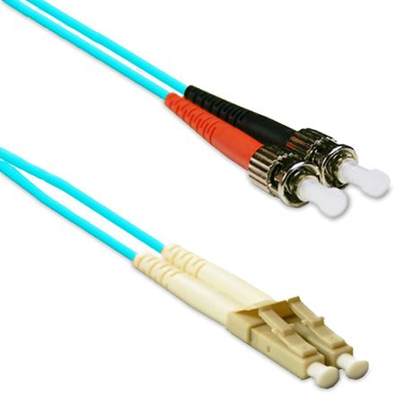 ENET Enet St To Lc 15M Om3 Aqua Patch Cable STLC-10G-15M-ENC